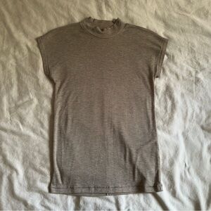 Madewell Brown Mockneck Tee